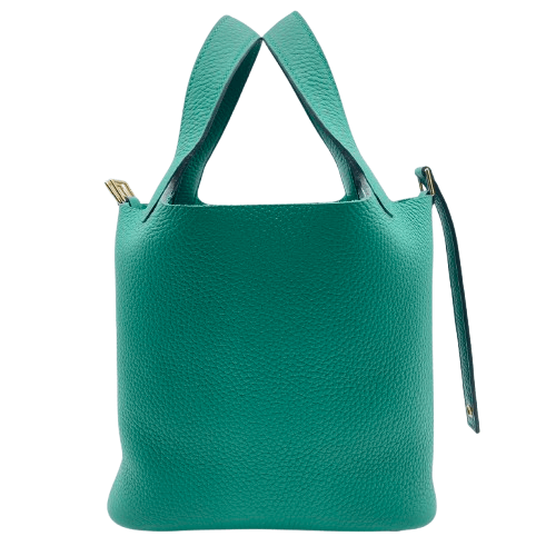 エルメス ピコタンロック PM ヴェールヴェルティゴ トリヨンクレマンス ゴールド金具 W刻印