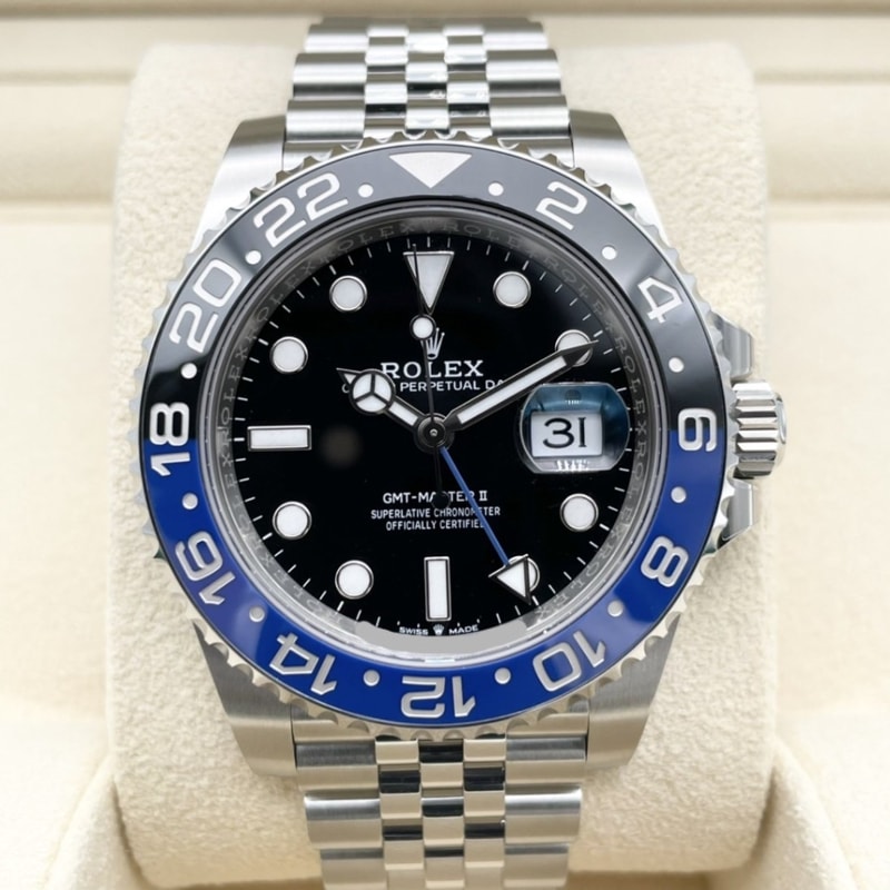 ロレックス GMTマスターII 126710BLNR ブラック ステンレスチール ジュビリーブレスレット 40mm