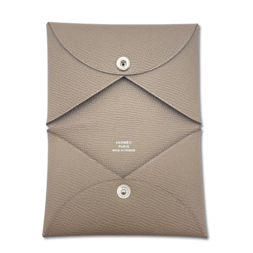 エルメス カルヴィ エトゥープ エプソン シルバー金具 W刻印