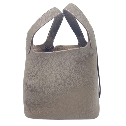 エルメス ピコタンロック PM エトゥープ トリヨンクレマンス ゴールド金具 B刻印