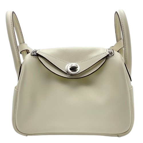 定価以下】エルメス リンディ ミニ ヴェルソ ナタ/ライム スイフト  