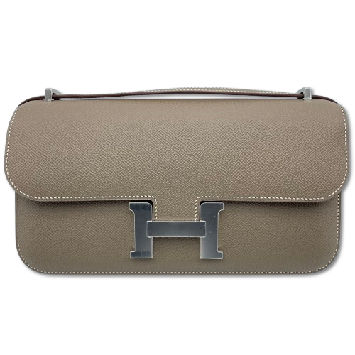 エルメス コンスタンスエラン 25 エトゥープ エプソン シルバー金具 W刻印