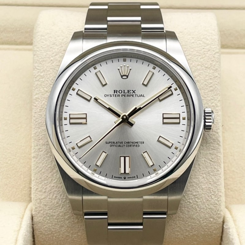 ロレックス オイスターパーペチュアル 124300 シルバー 41mm