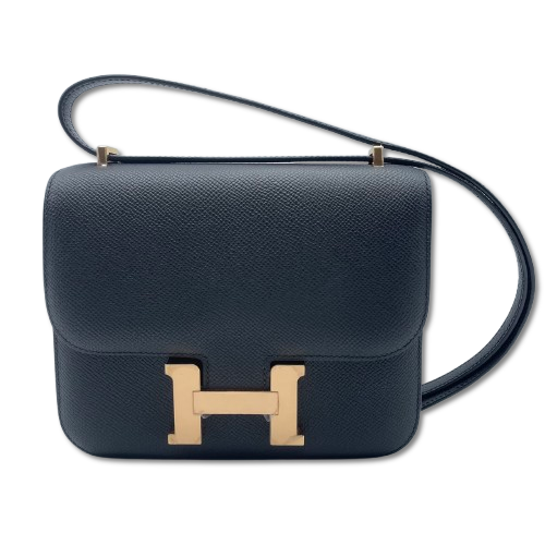 エルメス コンスタンスミニ 18 ノワール エプソン ローズゴールド金具  