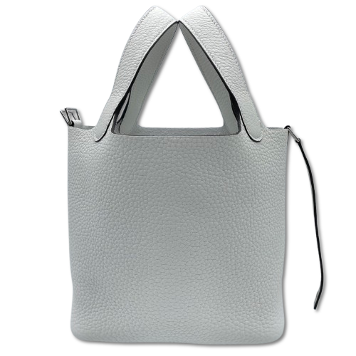 エルメス ピコタンロック PM ニューホワイト トリヨンクレマンス シルバー金具 W刻印