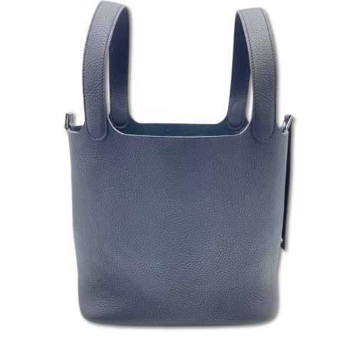 エルメス ピコタンロック MM ノワール トリヨンクレマンス シルバー金具 W刻印