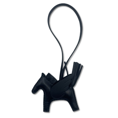 エルメス ペガサスチャーム PM ノワール ソーブラック W刻印