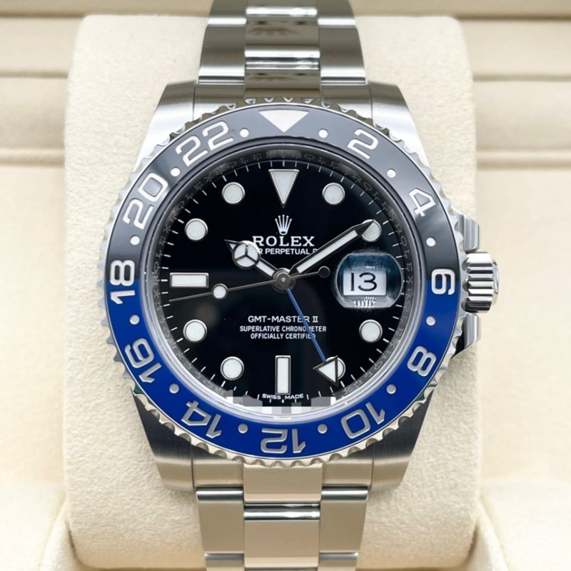 ロレックス GMTマスターII 126710BLNR バットマン オイスターブレス 40mm