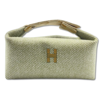 エルメス ブリッド・ア・ブラック PM トワルアッシュ ヴェールフォレ シルバー金具