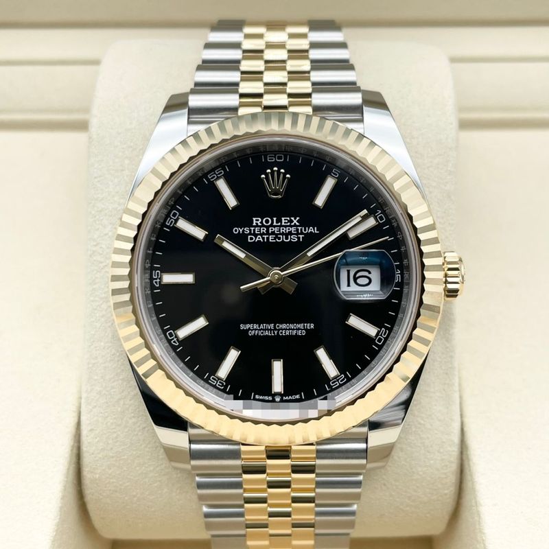 ロレックス デイトジャスト 126333 ブラック ジュビリーブレス 41mm