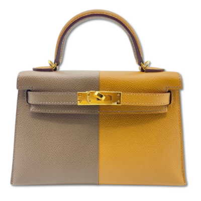 エルメス ケリー カザック 20 エトゥープ/セサミ ゴールド金具 U刻印