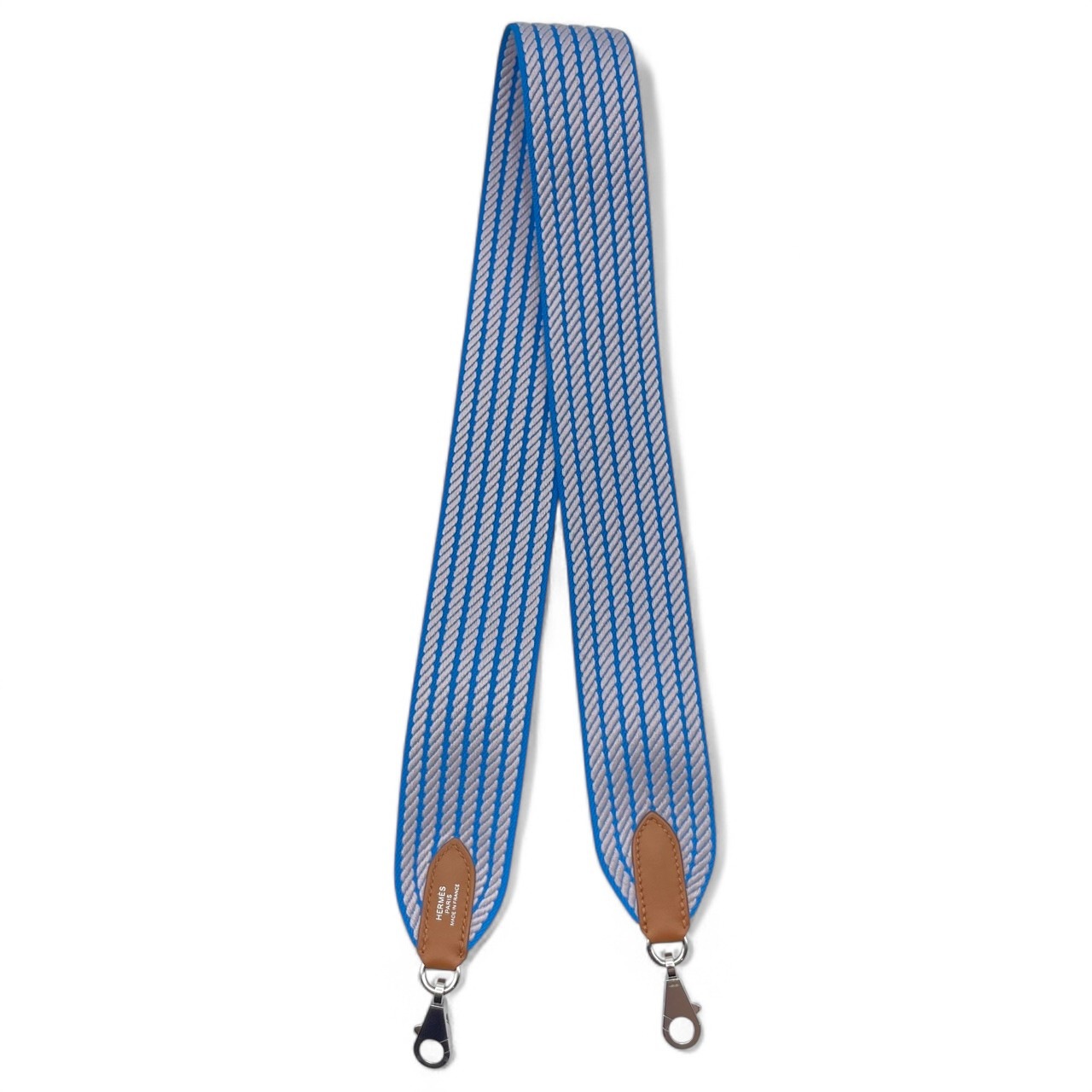 エルメス バンドリエール サングル コルタージュ 85cm ブルーアズール