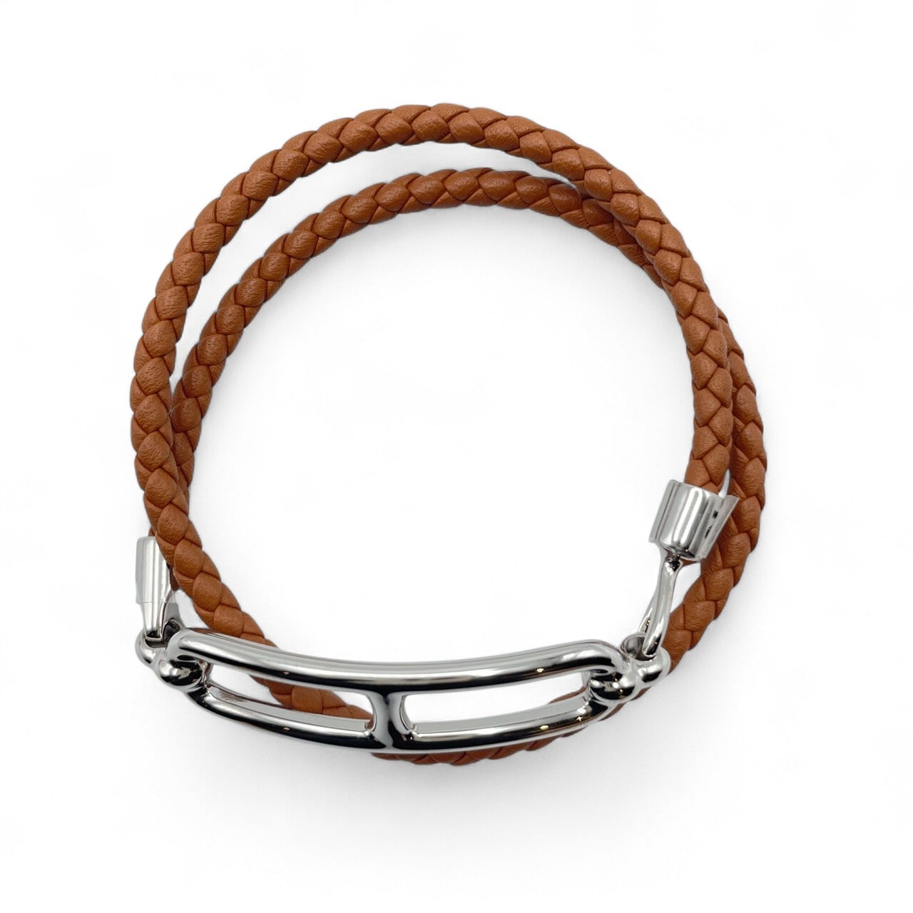 エルメス ルリ ブレスレット T1 ゴールド スイフト シルバー金具 エルメス ルリ ブレスレット T1 ゴールド スイフト シルバー金具