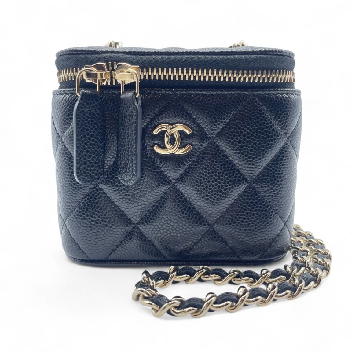 CHANEL　バニティ キャビアスキン　ヴィンテージ CHANEL キャビアスキンバニティバッグ | Hedy