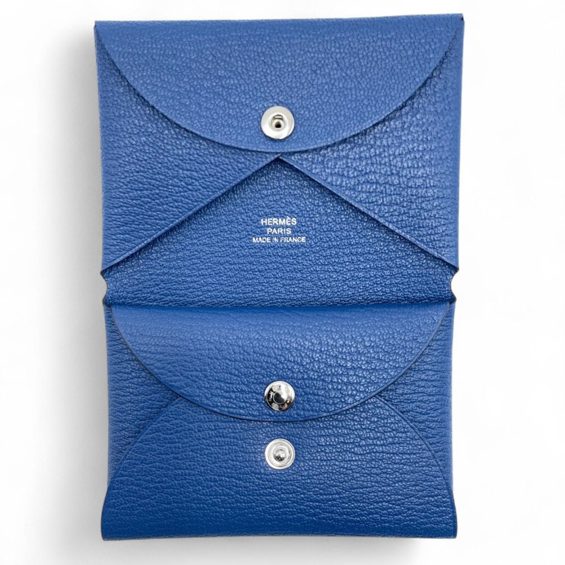HERMES エルメス カルヴィデュオ 刻印Z グレーブルー HERMES エルメス カルヴィデュオ 刻印Z グレーブルー エルメス