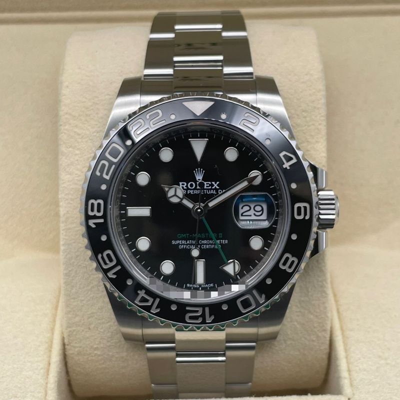 【2019年最終ギャラ】ロレックス GMTマスターII 116710LNオイスターブレス 40mm 