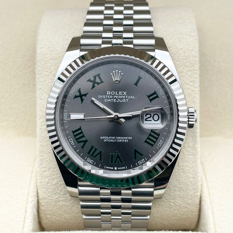 ロレックス デイトジャスト 126334 スレート ローマン ジュビリーブレスレット 41mm