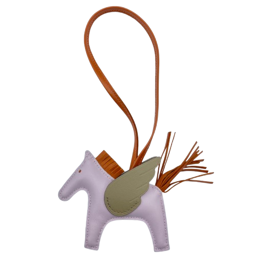 ❤未使用品❤ロデオPM クレヴェットｘヴェールフォンセ エルメス A刻印 HERMES エルメス バッグチャーム ロデオPM セサミ×ヴェール