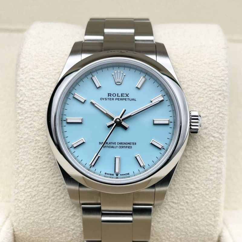 ロレックス オイスターパーペチュアル 277200 ターコイズブルー ステンレスチール 31mm
