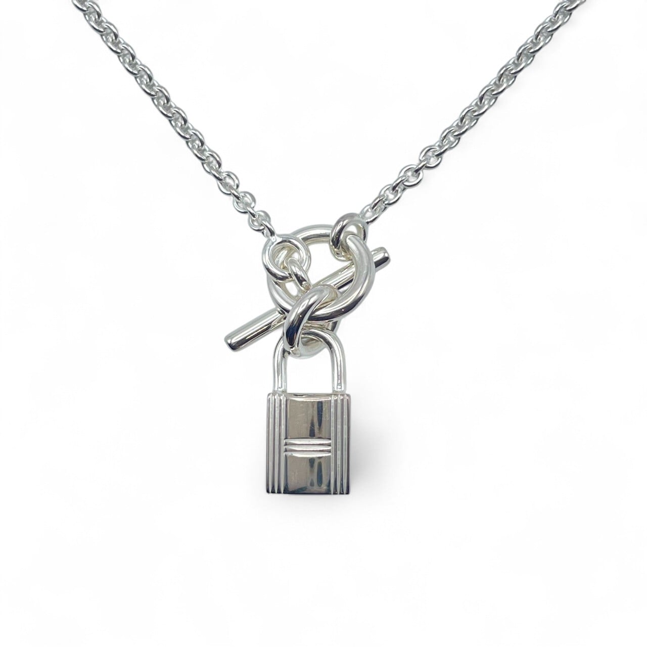 国内発送【HERMES】アミュレットカデナ☆ネックレス☆ペンダント エルメス アミュレット カデナ ネックレス シルバー925