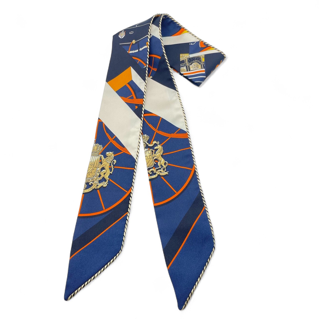 Fujiyu！HERMES エルメス ツイリーバゲット エルメス ツイリー スプリングスプリング バゲット ノワール/オレンジ