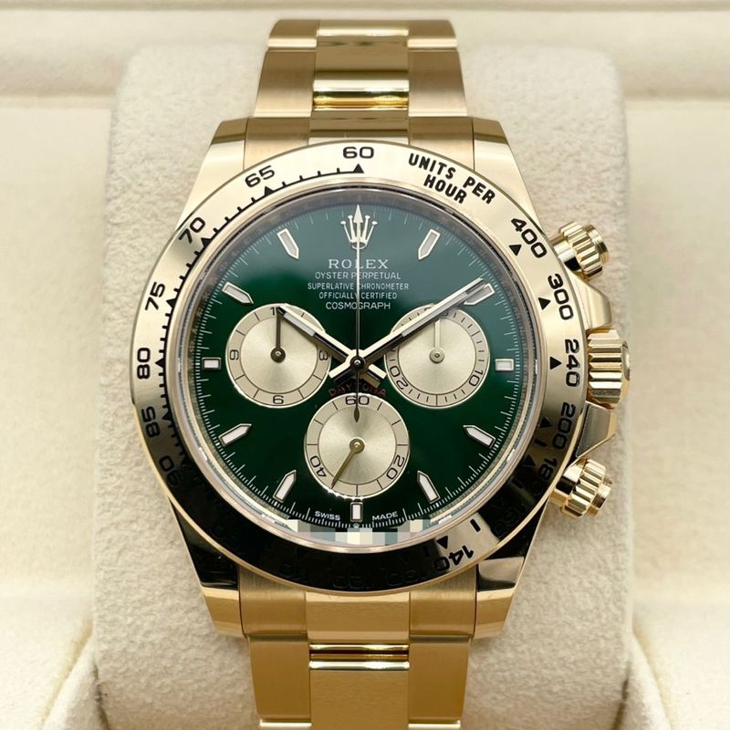 ロレックス デイトナ 126508 ブライトグリーン＆ゴールデン 40mm 