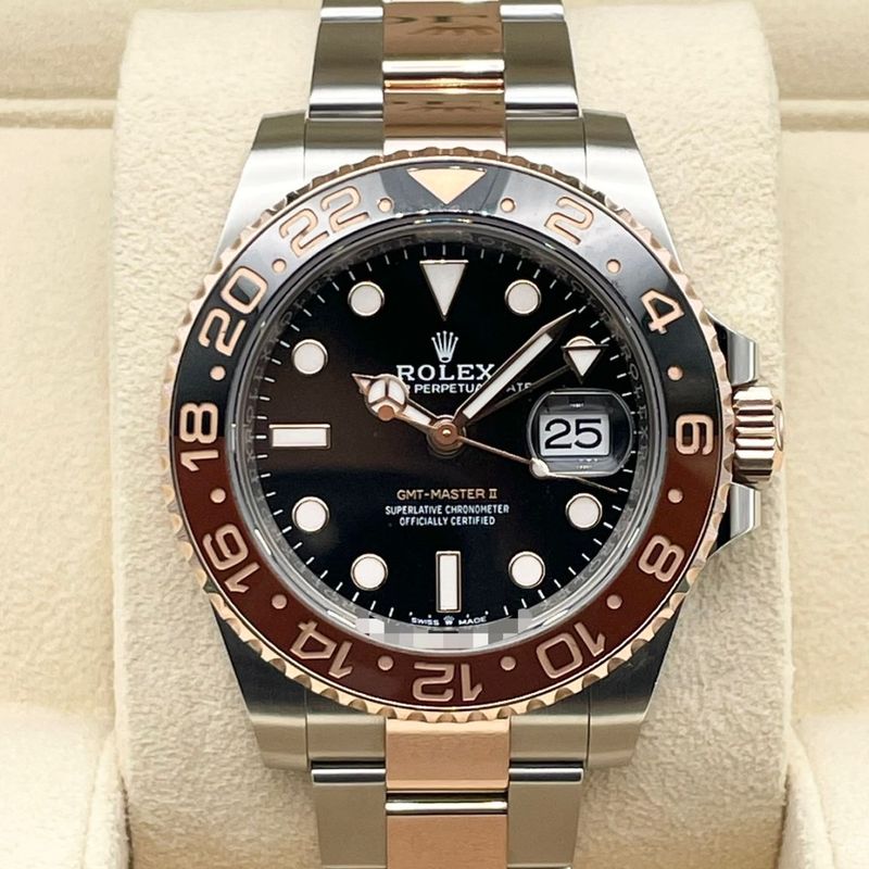 【新ギャラ！！】ロレックス GMTマスターII 126711CHNR ブラック 40mm