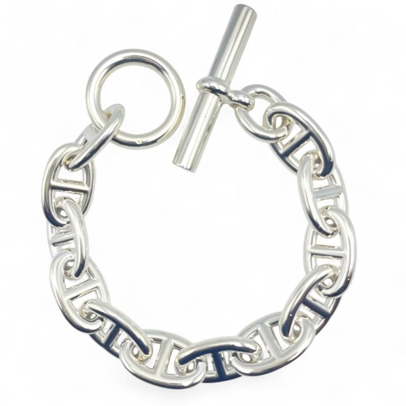 エルメス シェーヌ・ダンクル ブレスレット TGM シルバー925 12コマ