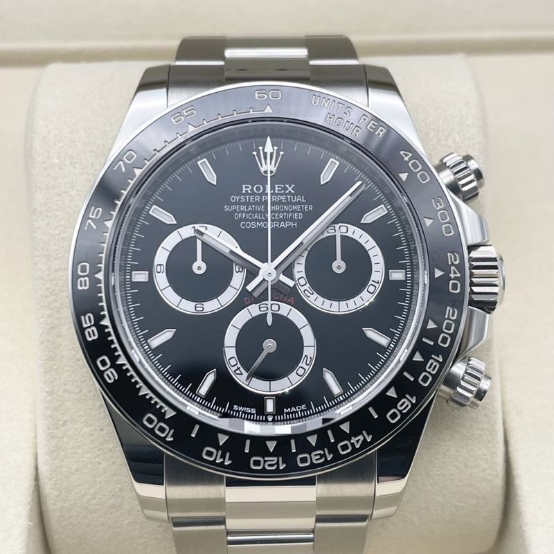 【2025年7月ギャラ！】ロレックス デイトナ 126500LN ブラック 40mm ステンレススチール 