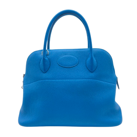 エルメス ボリード マカロン 31 ブルーフリーダ トリヨンクレマンス シルバー金具 Z刻印