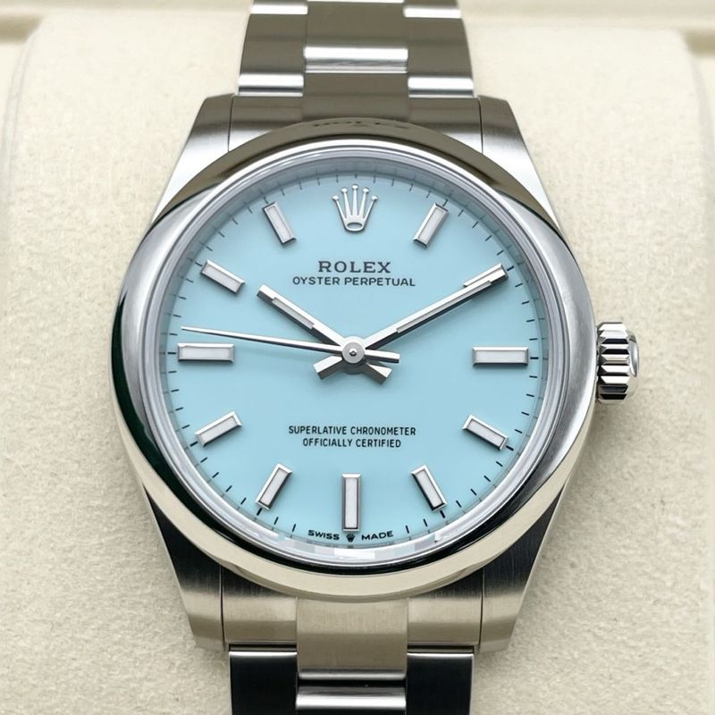 ロレックス オイスターパーペチュアル 277200 ターコイズブルー ステンレスチール 31mm