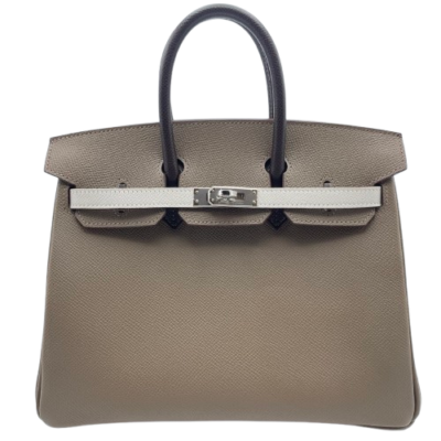 【極美品】HERMES エルメス　バーキン30空箱 正方形　包装4枚付き HERMES エルメス バッグ バーキン40 エトゥープ シルバー金具