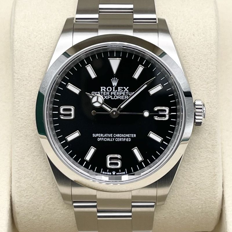 【2025年8月ギャラ！】ロレックス エクスプローラー 124270 ブラック 36mm