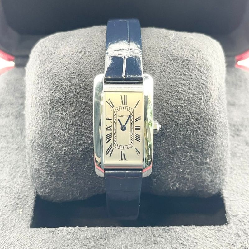 【プロ鑑定士厳選！】カルティエ タンク アメリカン ウォッチ WSTA0082 ホワイト 35.4mm