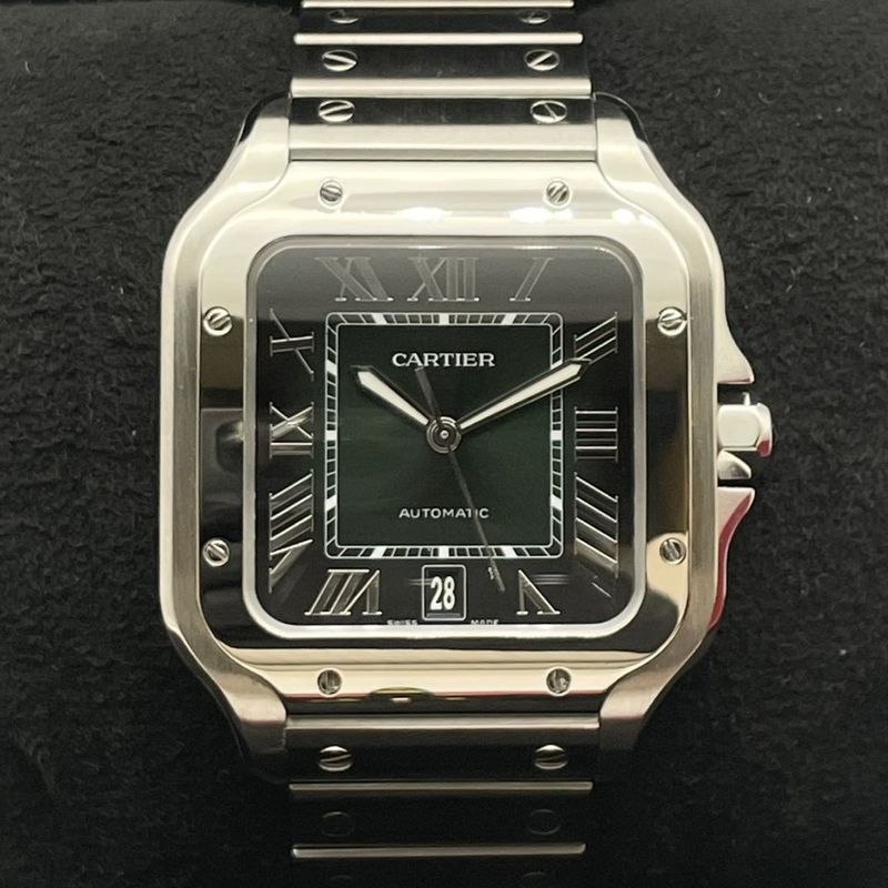 【定価130万円！】カルティエ サントス ドゥ カルティエ WSSA0062 グリーン 39.8mm