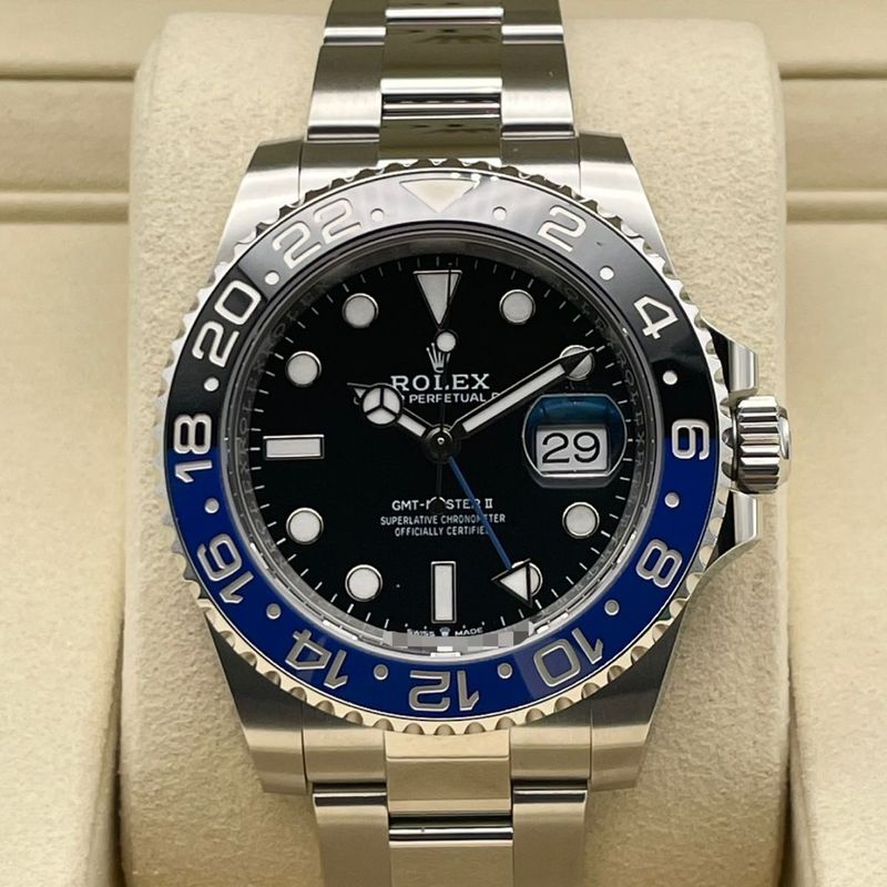 ロレックス GMTマスターII 126710BLNR オイスターブレスレット ブラック バットマン 40mm