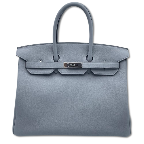 美品】▢K刻印　エルメス ドゴンGM レザー シルバー 美品】▢K刻印エルメス ドゴンGM レザー シルバー