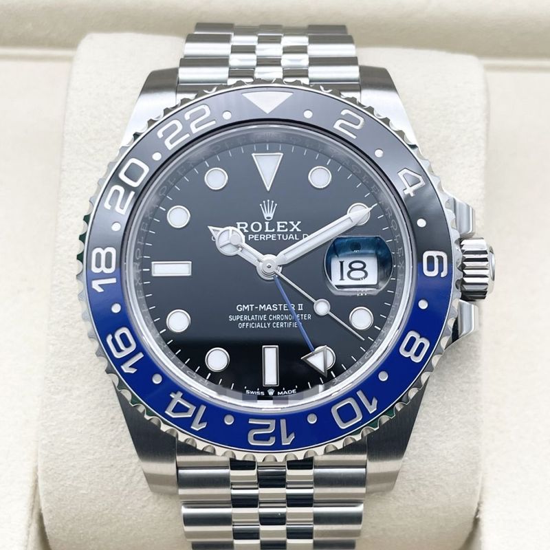 ロレックス GMTマスターII 126710BLNR ジュビリーブレスレット ブラック バットマン 40mm