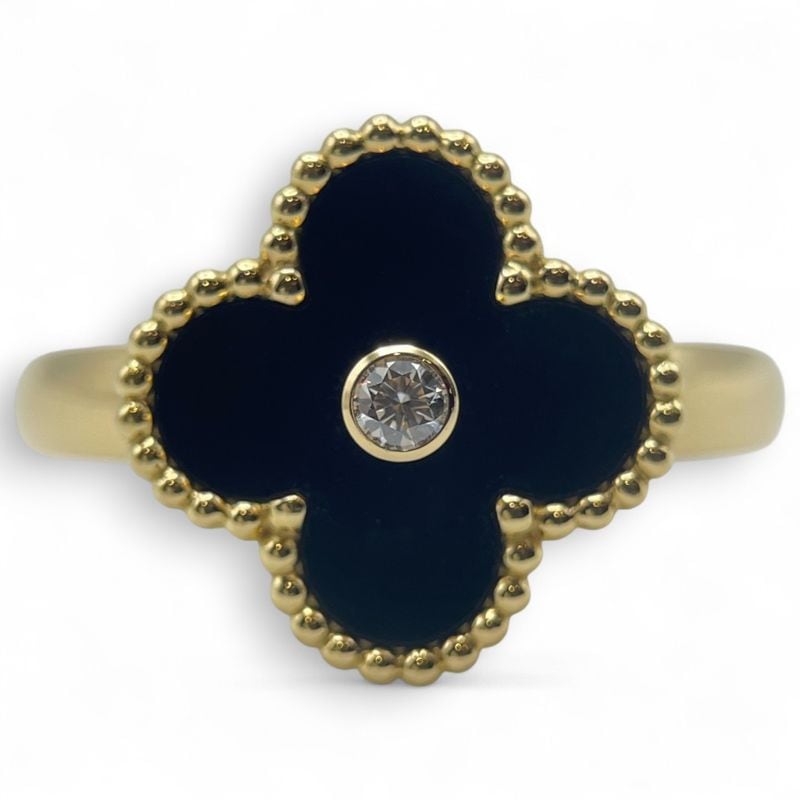 二日間限定　最終価格　バンクリ ピュアアルハンブラ ブラックマザーオブパール ヴァンクリーフアーペル Van Cleef & Arpels ピュア