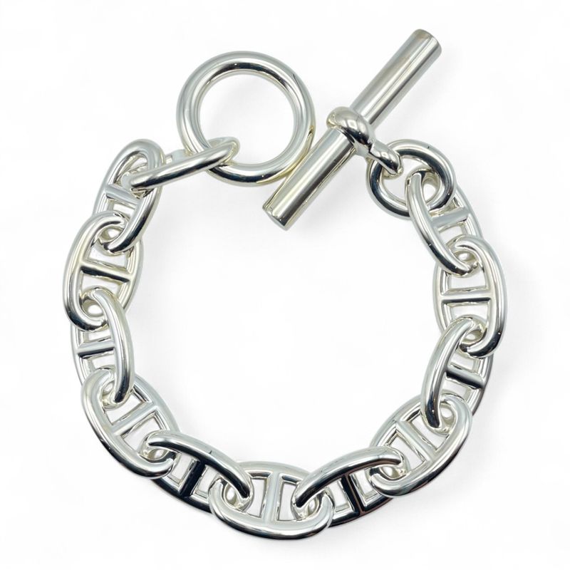 エルメス シェーヌ・ダンクル ブレスレット TGM シルバー925 12コマ