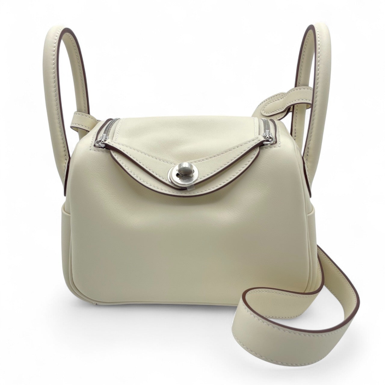 エルメス HERMES リンディミニ ヴェルソ リンディ ミニ 20 バッグ ショルダーバッグ スイフト グリペール Gris Perle グリメイヤー Grismeyer エルメス リンディミニ 20 ナタ スイフト シルバー金具 K刻印