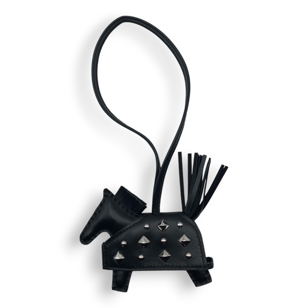 新品 エルメス ペガサス PM チャーム ノワール ソーブラック K刻印 黒 HERMES エルメス バッグチャーム ロデオ ペガサス PM タッチ