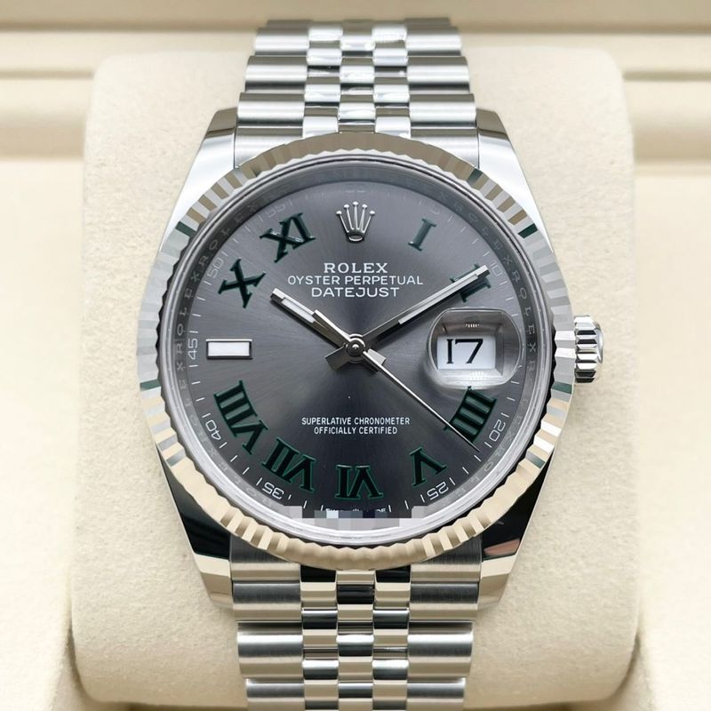 ロレックス デイトジャスト 126234 スレートローマン ジュビリーブレス 36mm