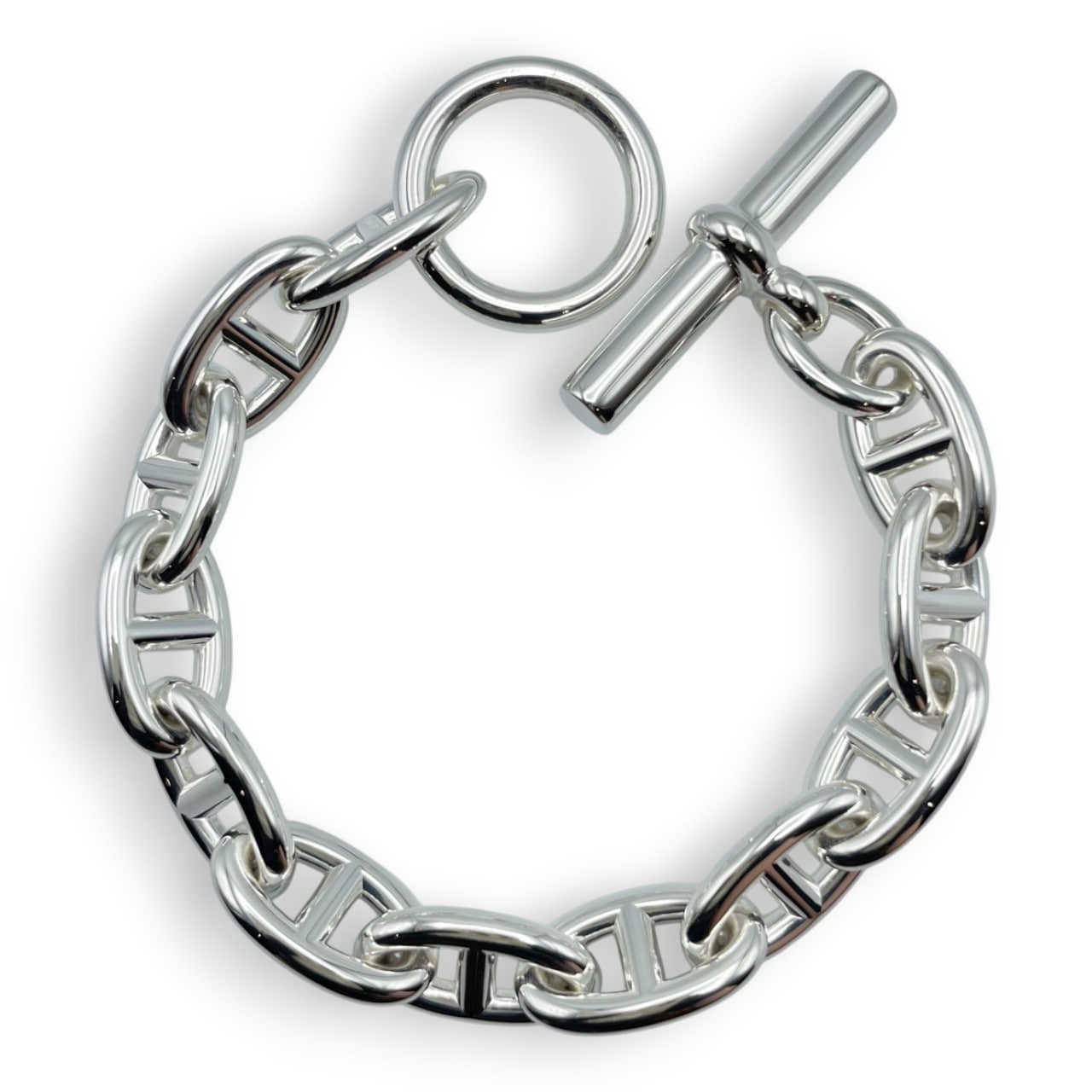 エルメスシェーヌダンクルブレスレットGM 12コマ HERMES エルメス シェーヌダンクルブレスレット GM 12コマ SV