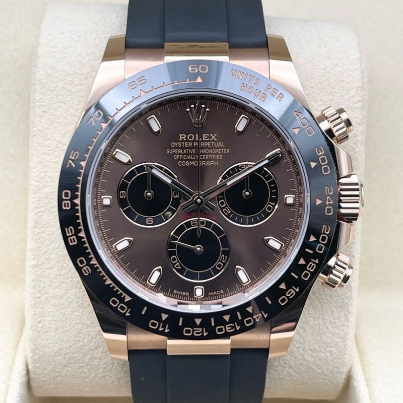 【9/28日まで限定販売！】ロレックス デイトナ 116515LN  ブラックラバーベルト チョコレート＆ブラック 40mm