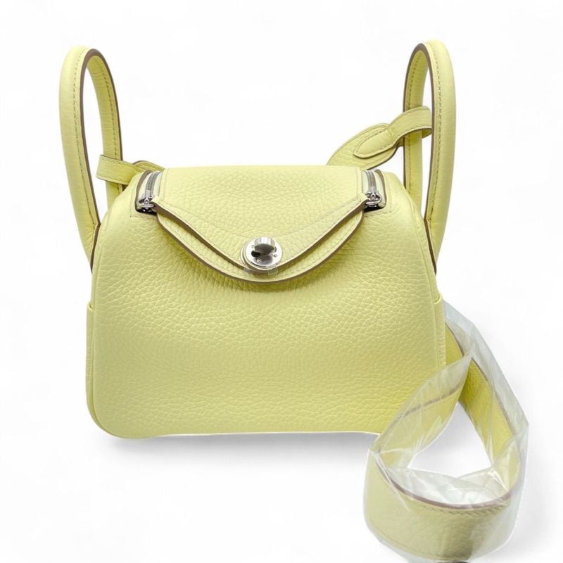 エルメス リンディミニ 20 ジョーヌミルトン トリヨンクレマンス シルバー金具 K刻印