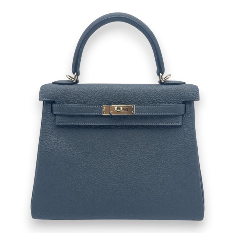 現金特価】エルメス ケリー25 ノワール ボックスカーフ ゴールド