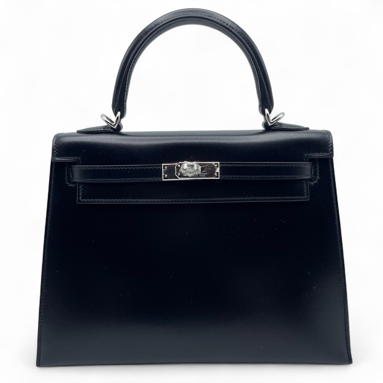 新品 レア エルメス ネックレス ケリーラリアット 黒 ブラック シルバー金具 エルメス(HERMES)エルメス ケリーチェーンラリアットダイヤ