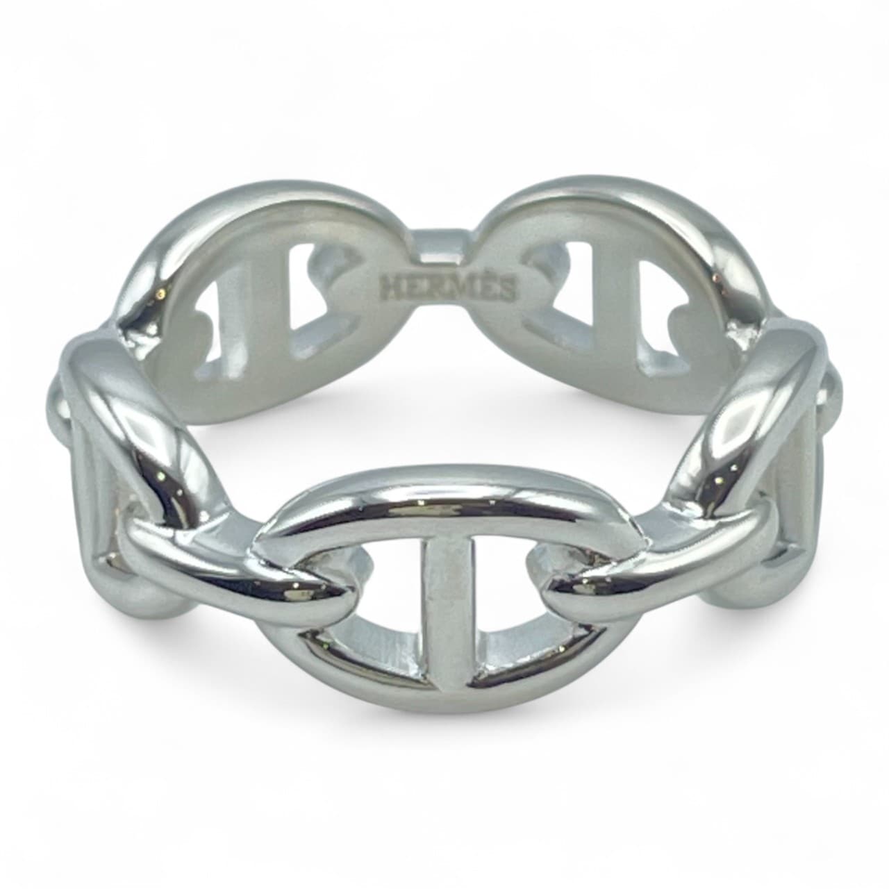 エルメス シェーヌ・ダンクル アンシェネリング PM 55 シルバー エルメス シェーヌ・ダンクル アンシェネリング PM 55 シルバー