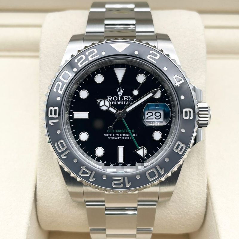 ロレックス GMTマスターII 126710GRNR ブラック オイスターブレス 40mm